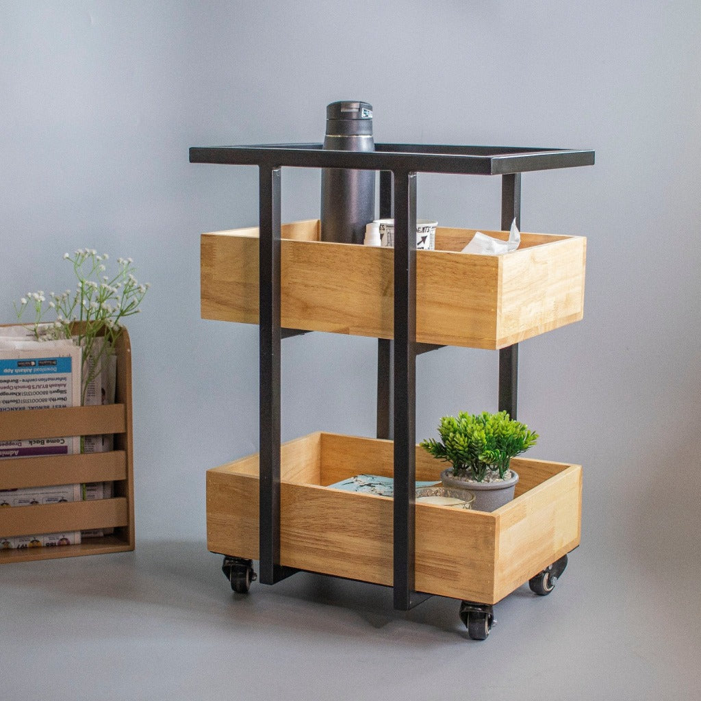Aayojan : Side Trolleys - Ebony WoodcraftsServing Trolleys