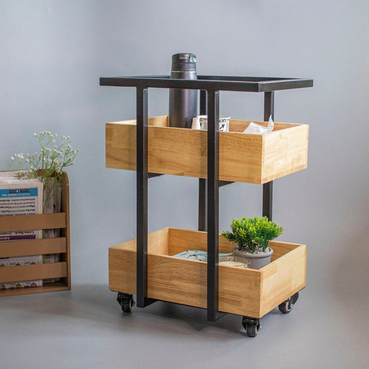 Aayojan : Side Trolleys - Ebony WoodcraftsServing Trolleys