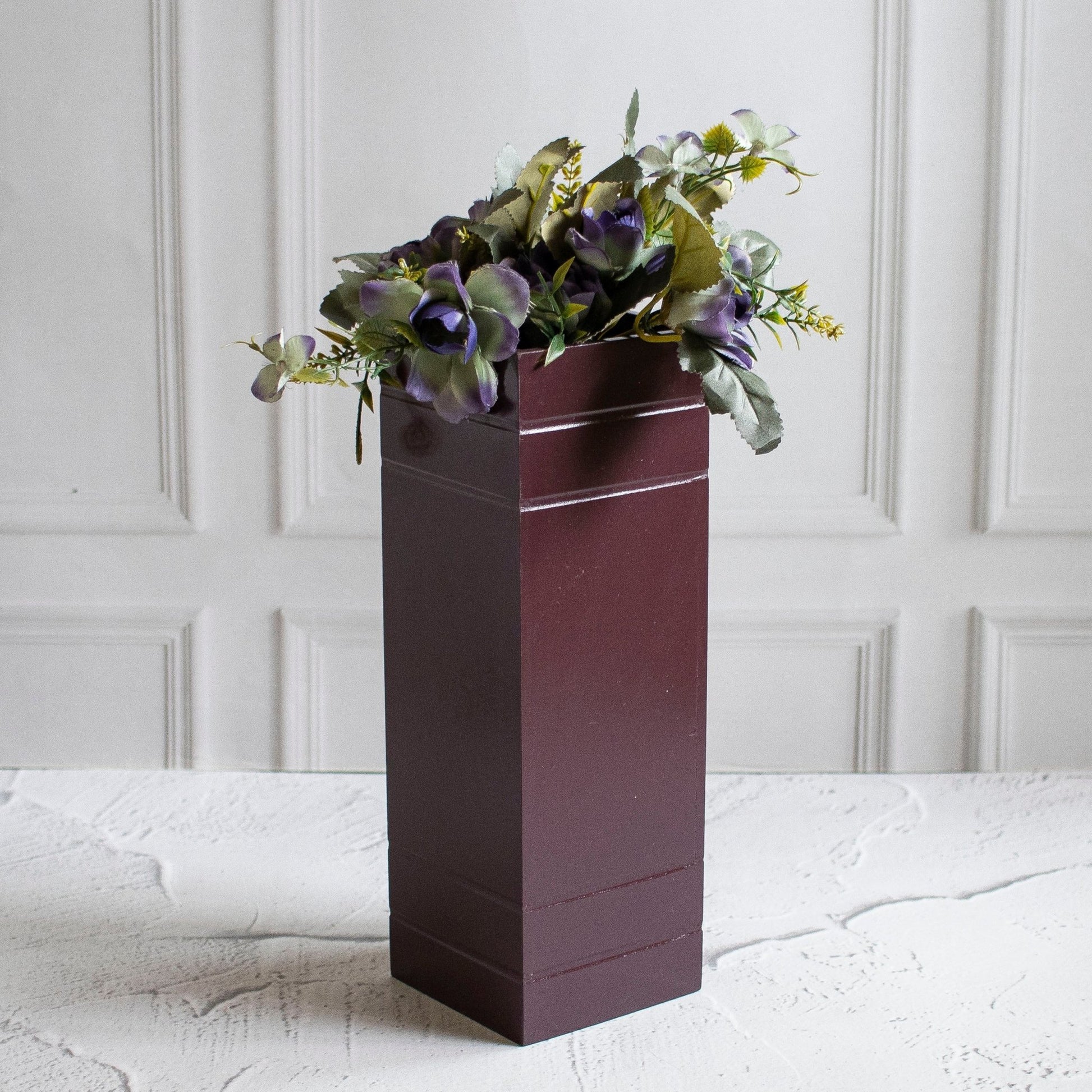 Cuboidal Flower Vase - Ebony WoodcraftsVases