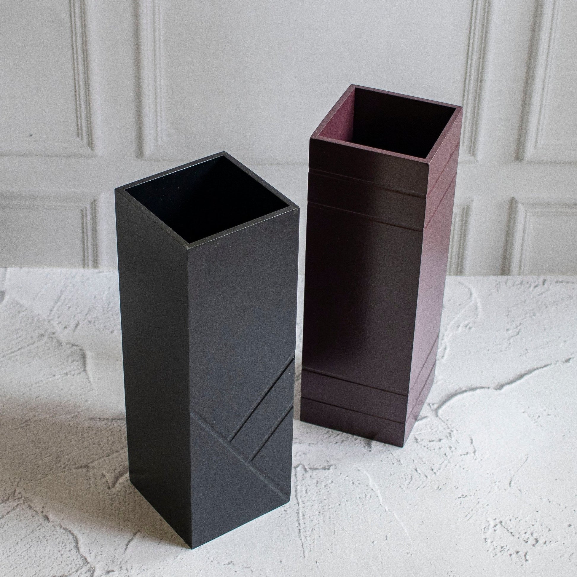 Cuboidal Flower Vase - Ebony WoodcraftsVases