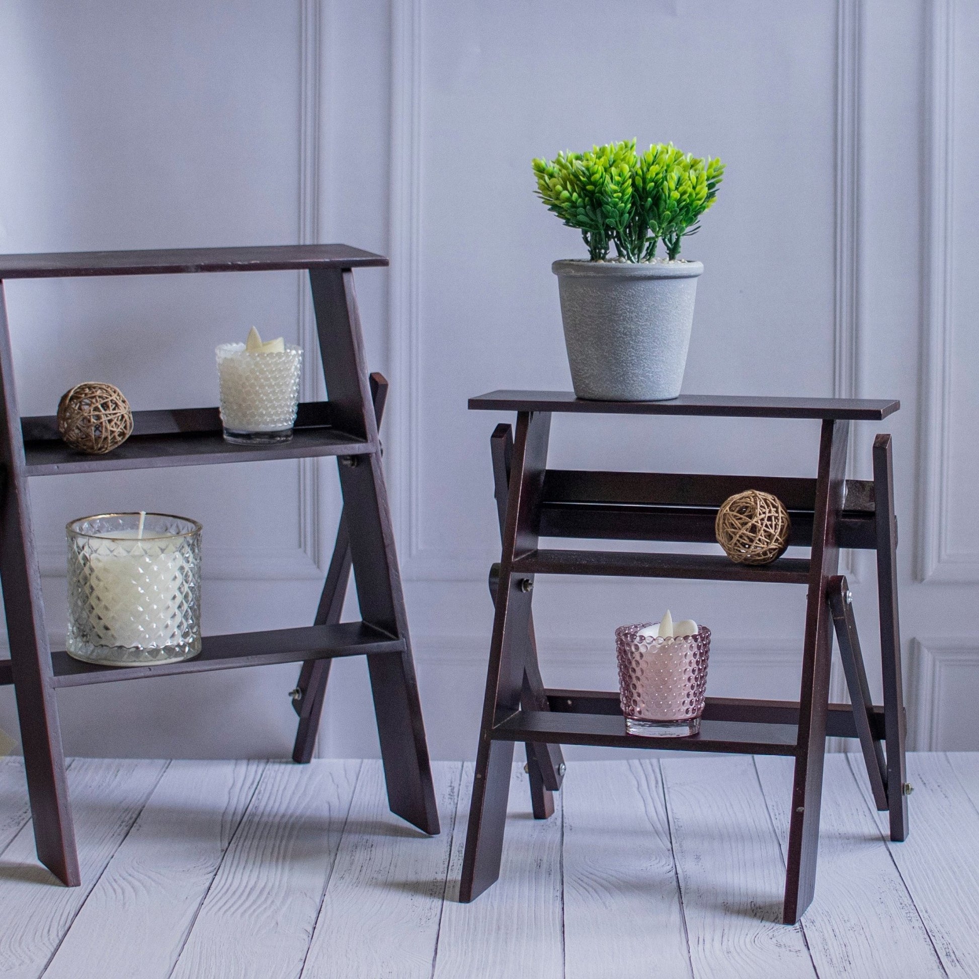 Ghoranchi: Polished Mini Ladders - Ebony WoodcraftsDisplay Stands