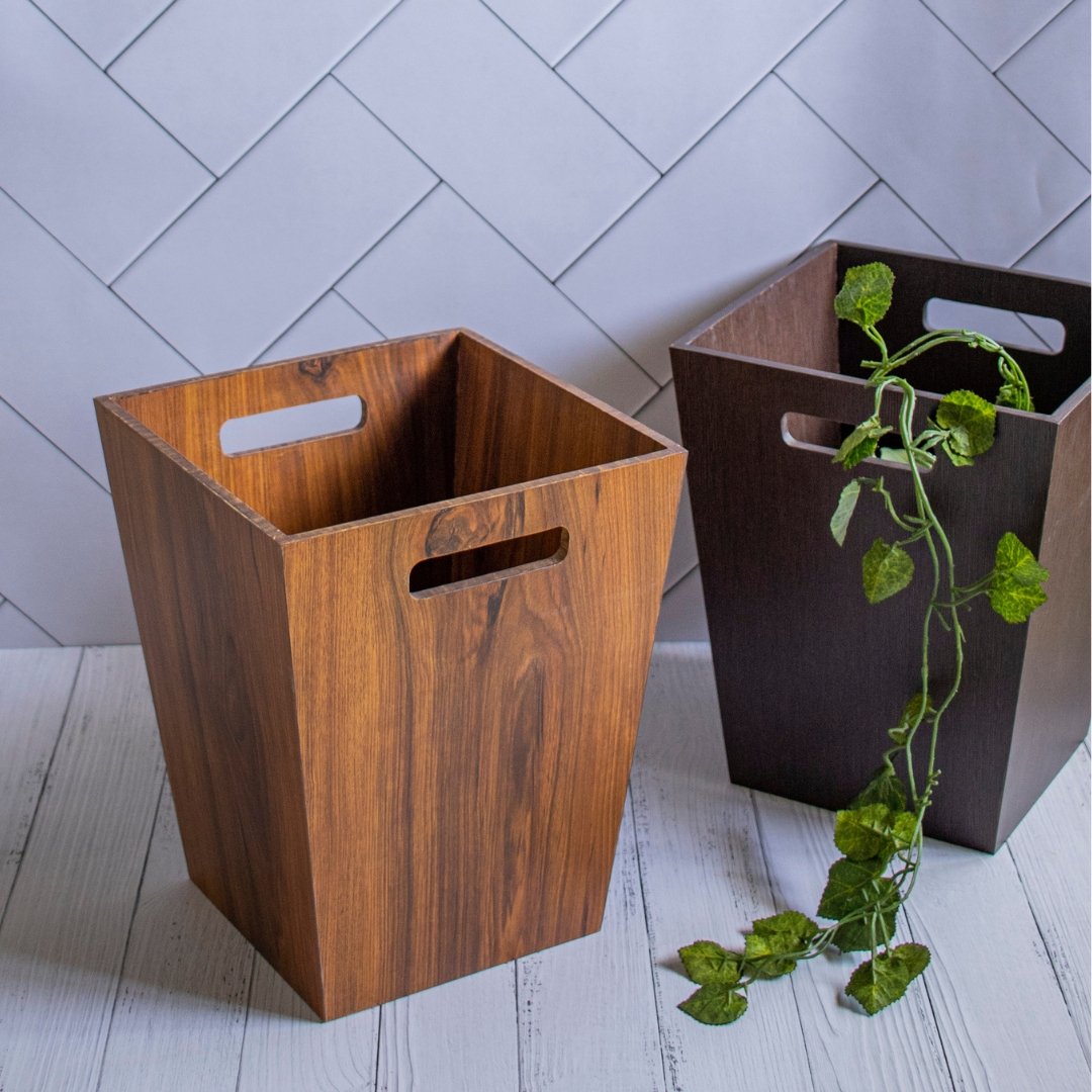 Kha-gazi : Wooden Paper Bins - Ebony WoodcraftsStorage and Organisation