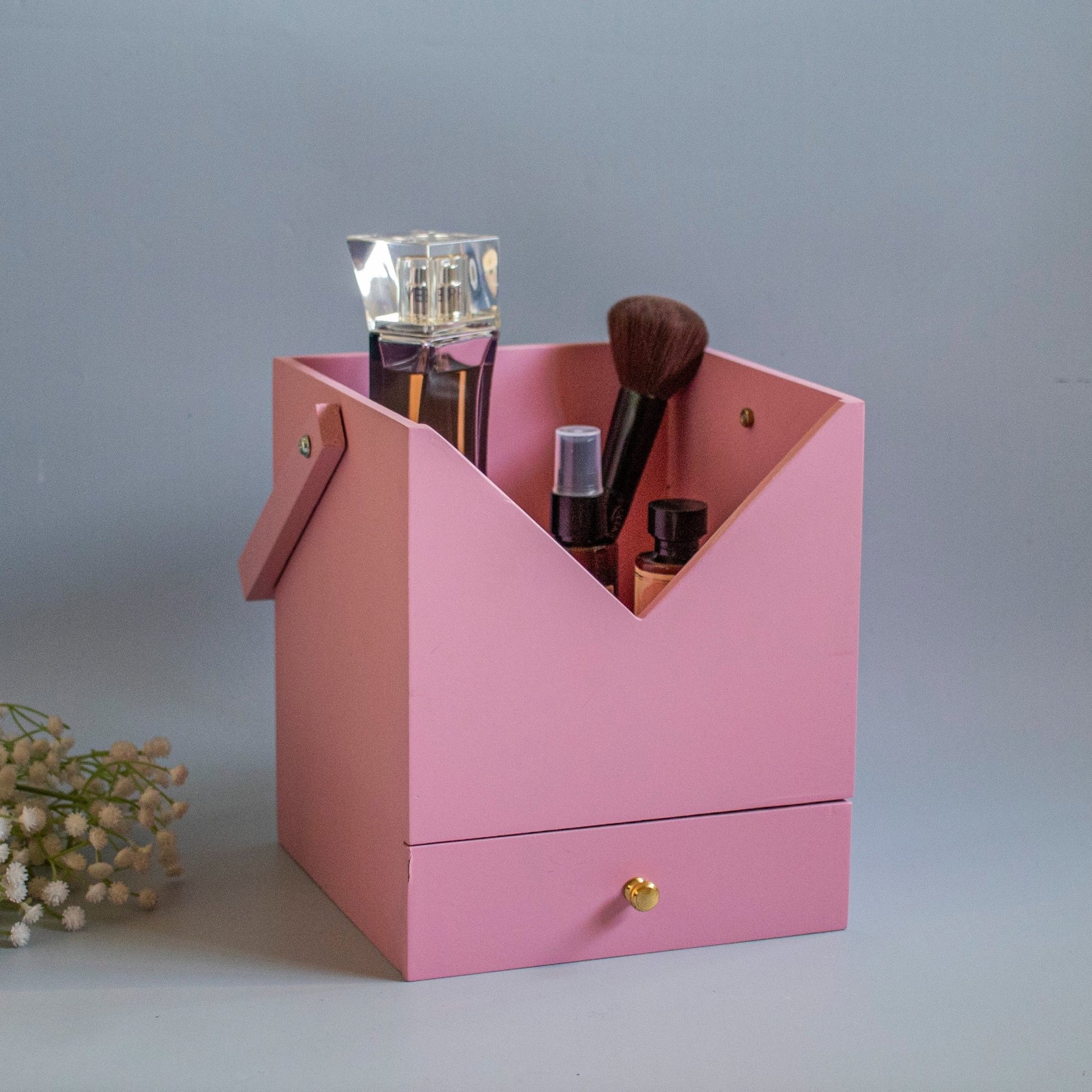 Legally Pink: Cosmetic Storage box - Ebony WoodcraftsBoxes