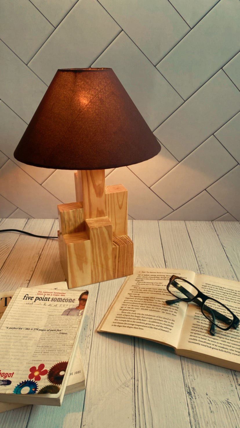 Manhattan Lamp - Ebony WoodcraftsDecor and Utility