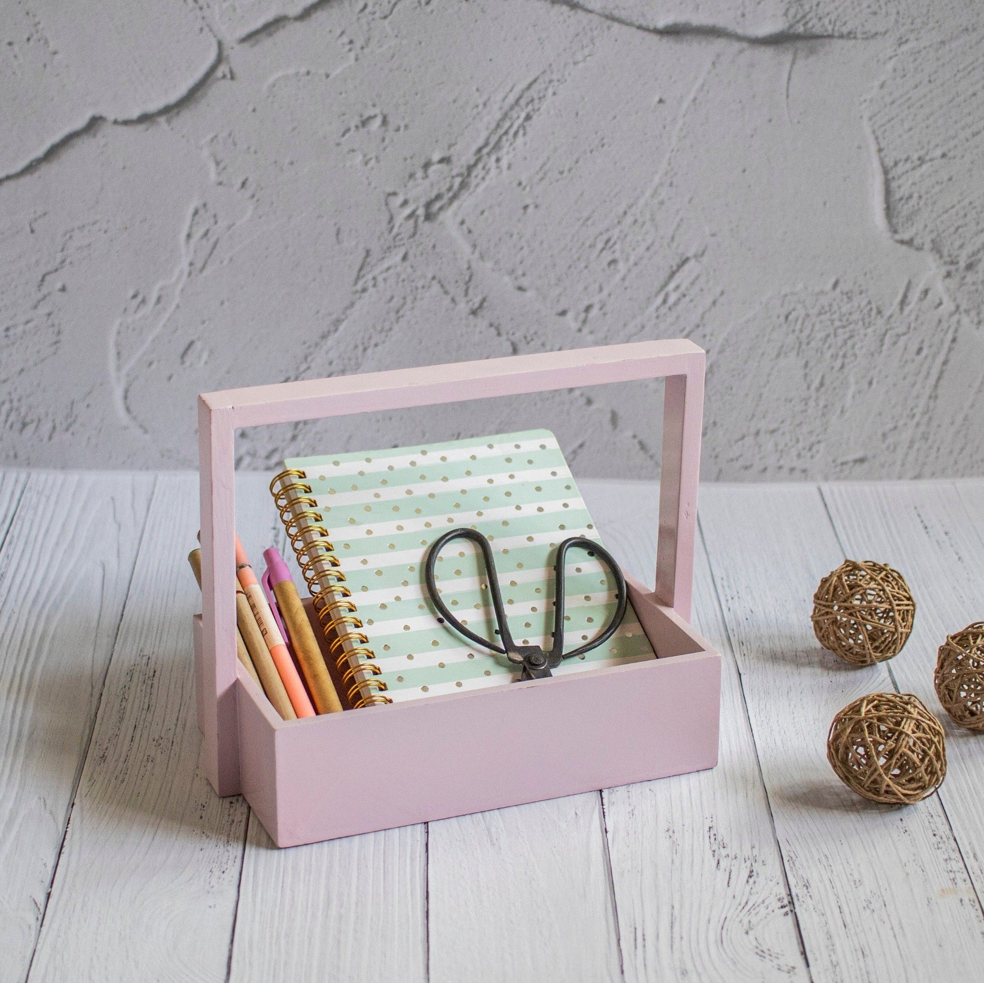 Nyaeka: Pastel Jar baskets - Ebony WoodcraftsGifting Baskets