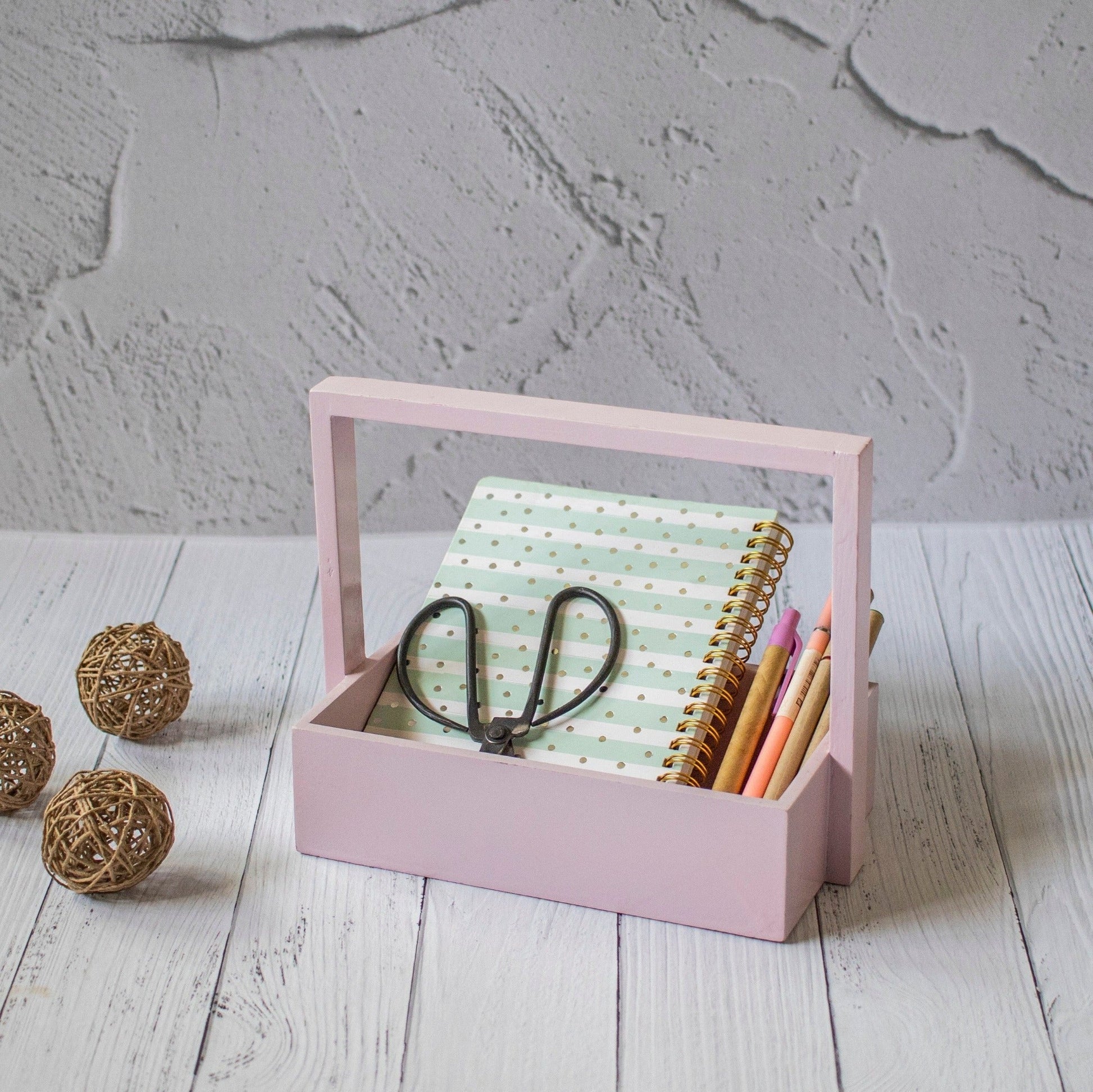 Nyaeka: Pastel Jar baskets - Ebony WoodcraftsGifting Baskets