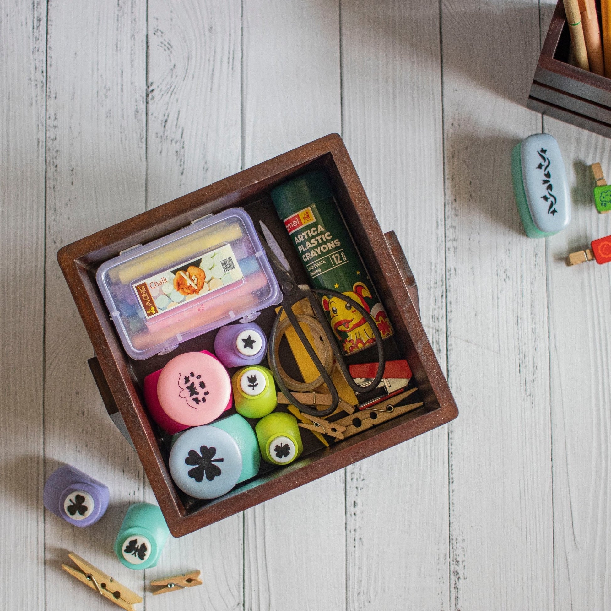 Open Square Storage Basket - Ebony WoodcraftsStorage and Organisation