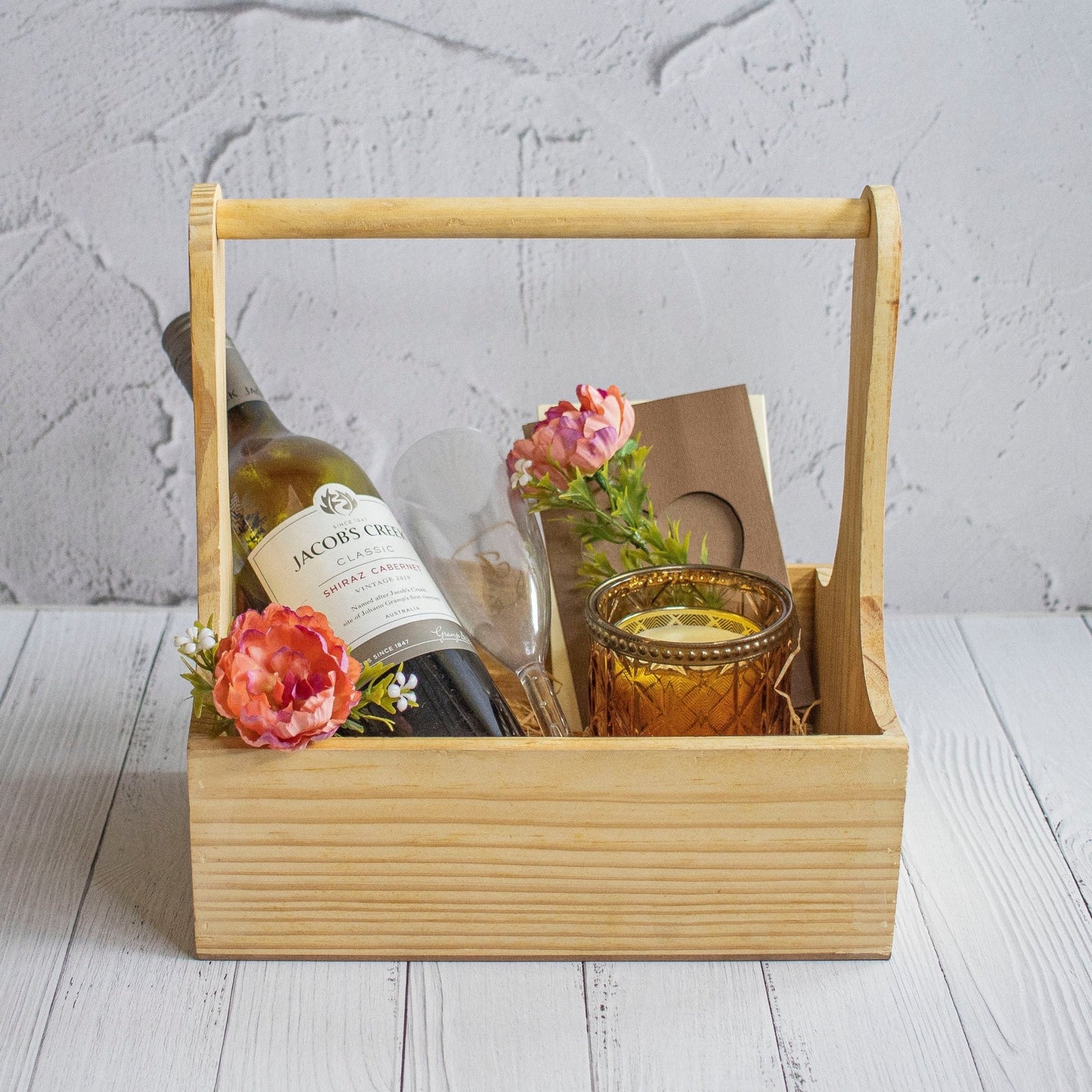 Pine Gifting Basket - Ebony WoodcraftsGifting Baskets