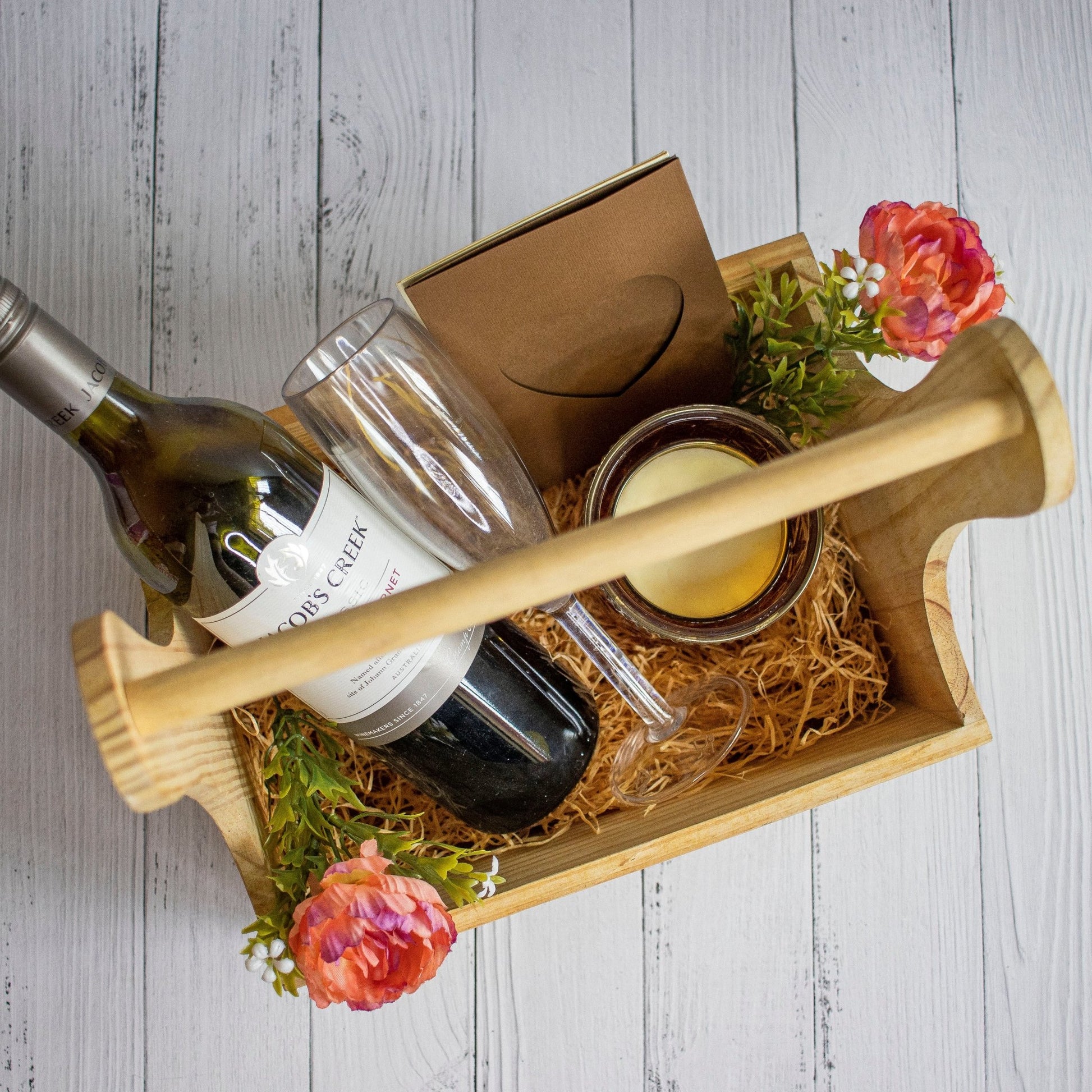 Pine Gifting Basket - Ebony WoodcraftsGifting Baskets