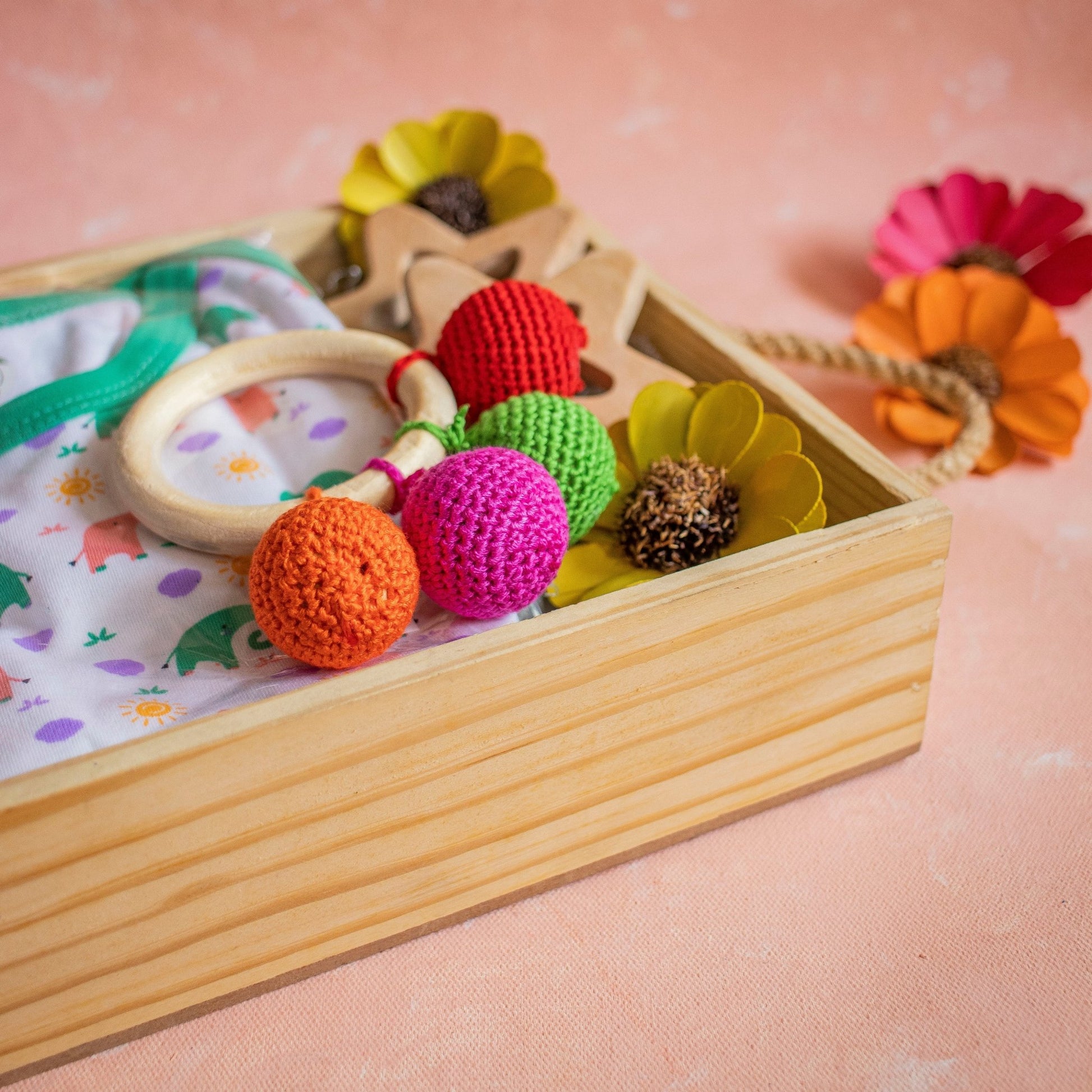 Rope Baskets : Pinewood Gift Curation Baskets - Ebony WoodcraftsGifting Baskets