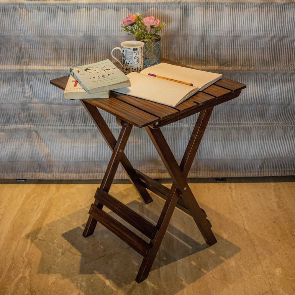 Shokale : Foldable Tables for your morning reading. - Ebony WoodcraftsFolding Tables, Side Tables, End Table