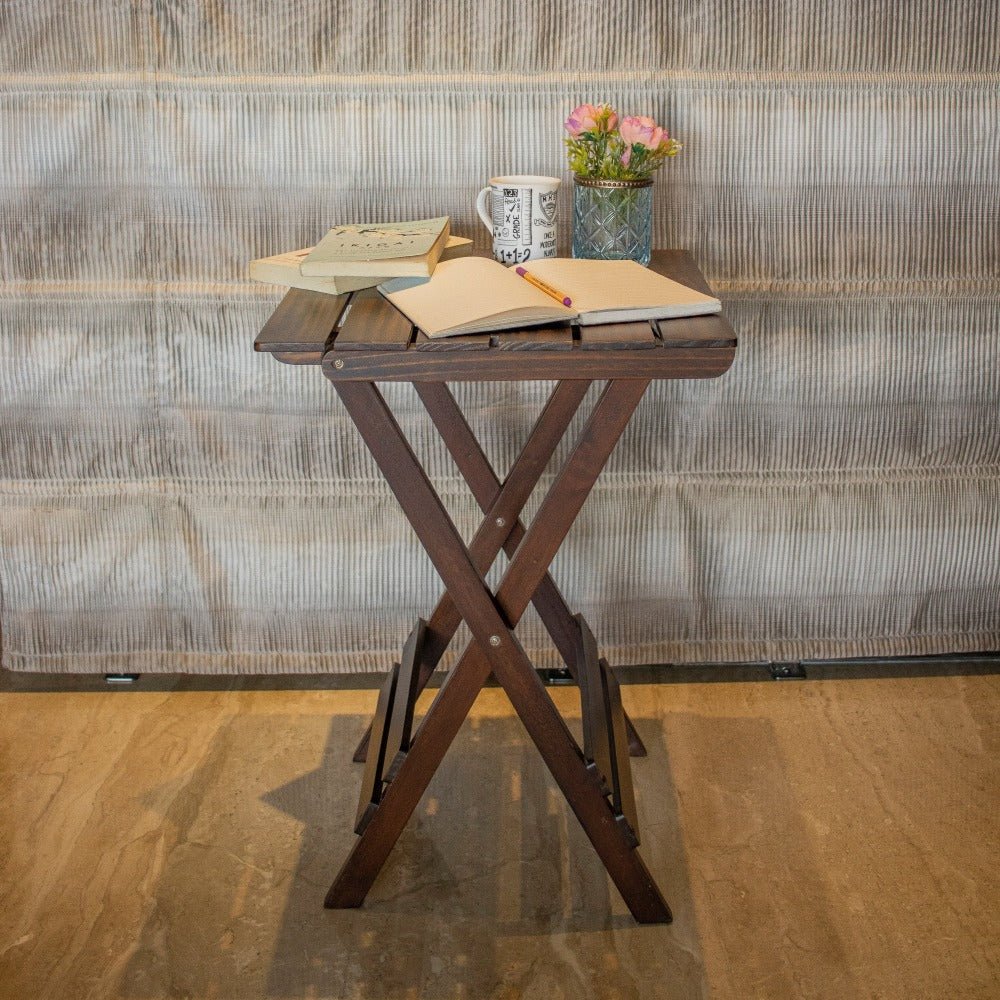 Shokale : Foldable Tables for your morning reading. - Ebony WoodcraftsFolding Tables, Side Tables, End Table