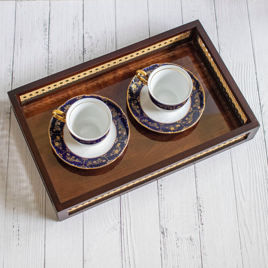 Shringar : Rattan Serving Trays | Ebony Woodcrafts - Ebony WoodcraftsServing Tray