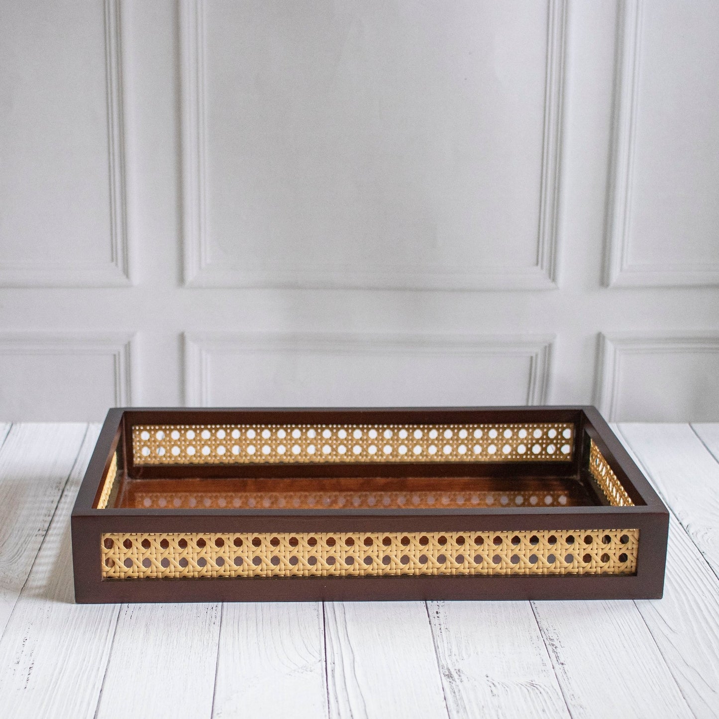 Shringar : Rattan Serving Trays | Ebony Woodcrafts - Ebony WoodcraftsServing Tray