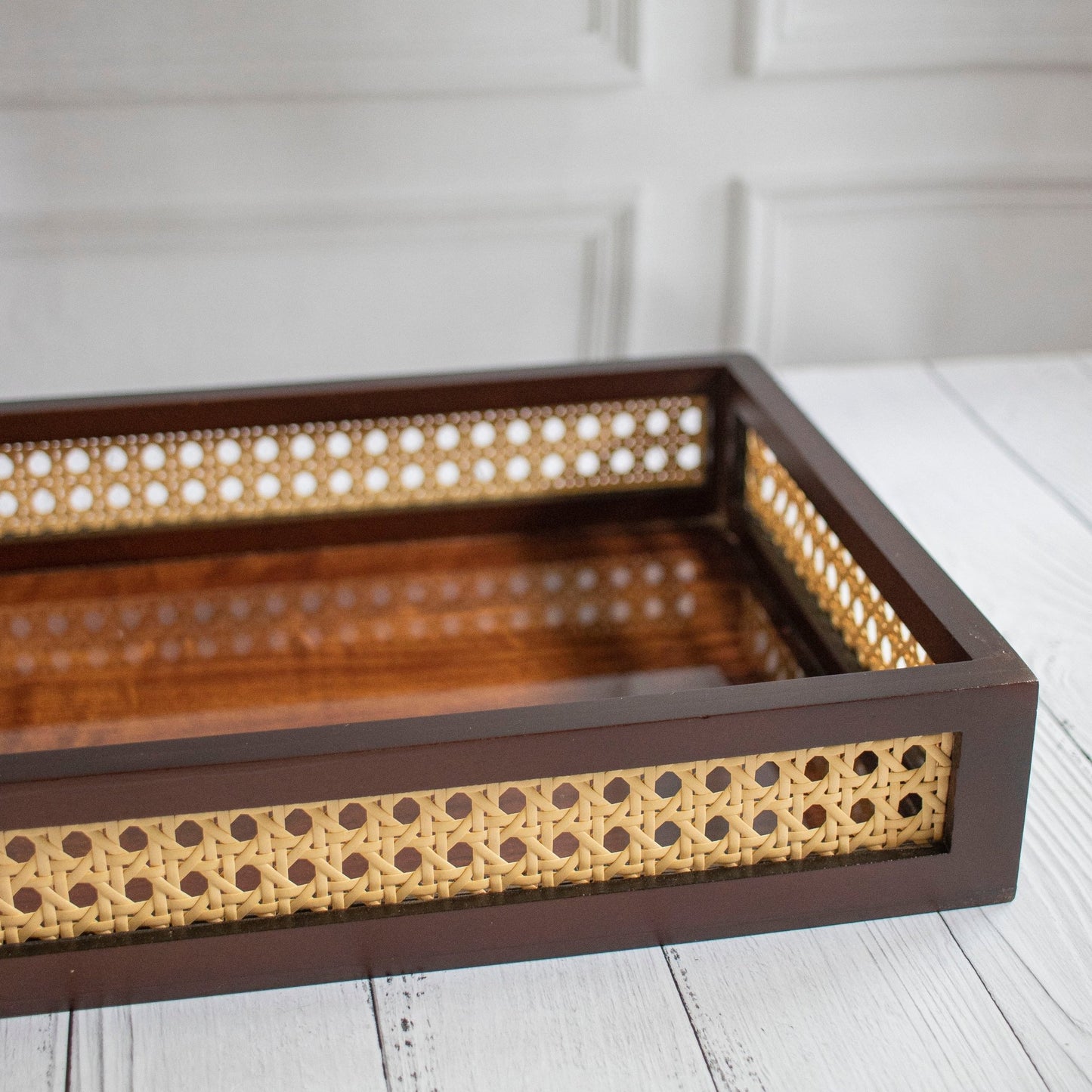 Shringar : Rattan Serving Trays | Ebony Woodcrafts - Ebony WoodcraftsServing Tray