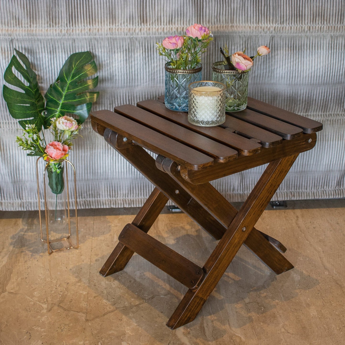 Sidekick : Foldable Armchair Side Tables - Ebony WoodcraftsFolding Tables, Side Tables, End Table
