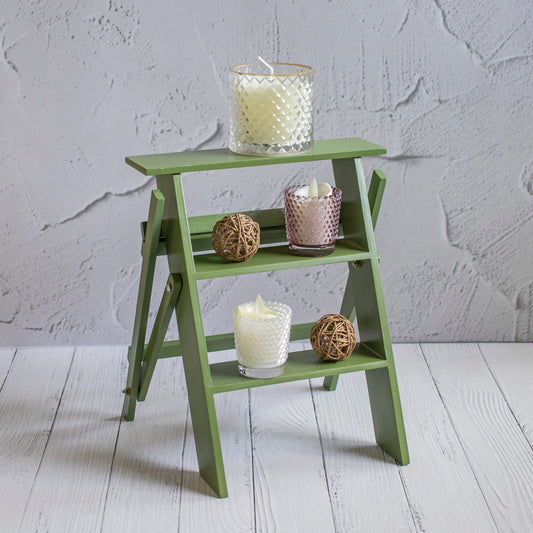 Sidi: Foldable Mini-Ladders - Ebony WoodcraftsDisplay Stands