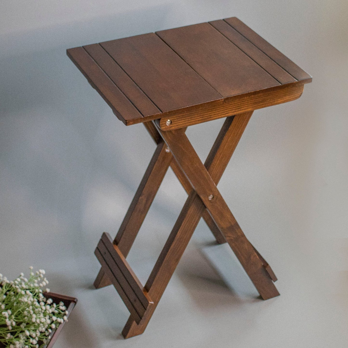Sirhana : Mini Bedside End Tables - Ebony WoodcraftsFolding Tables, Side Tables, End Table