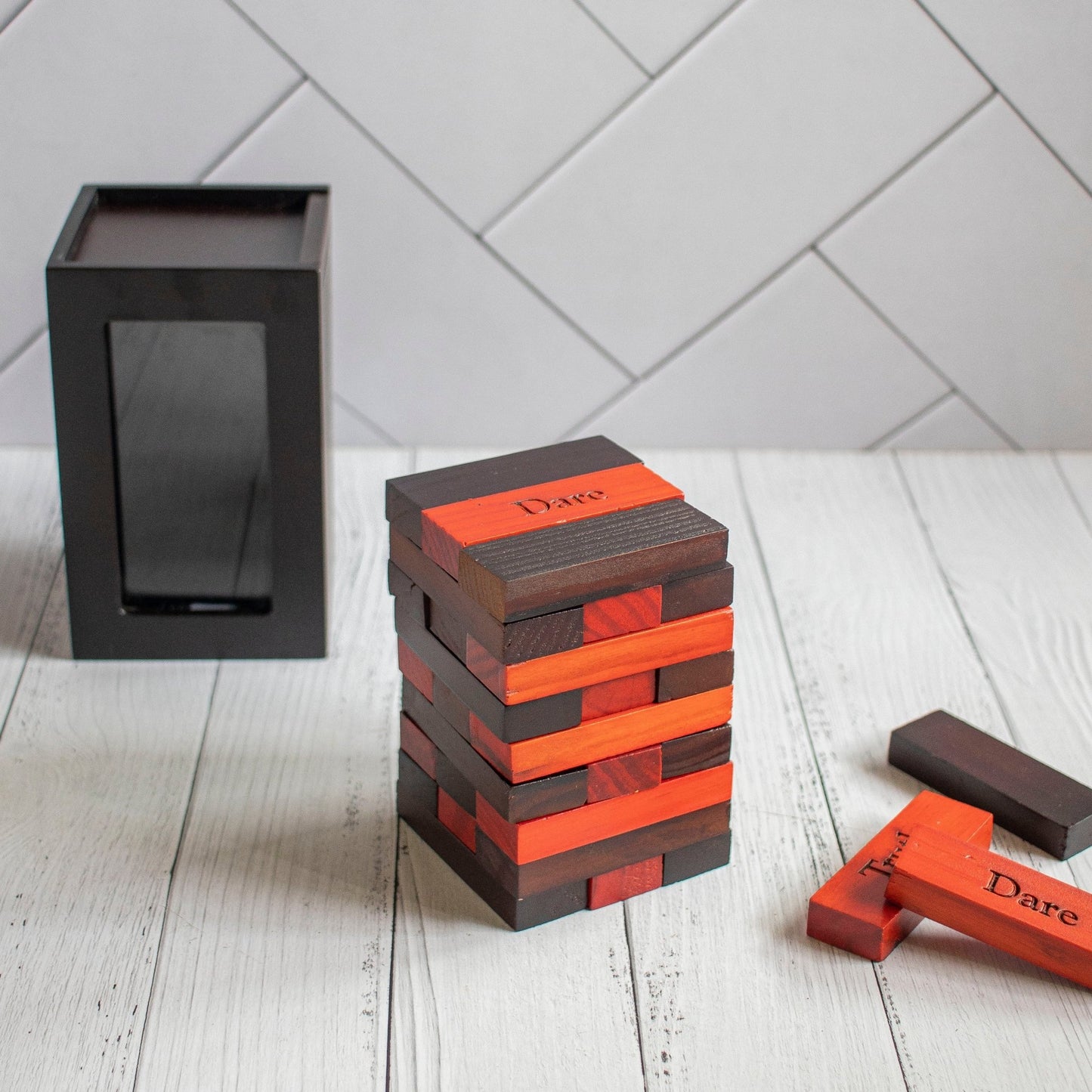 Stacko : Truth Or Dare Stacking Game - Ebony Woodcraftswooden toys