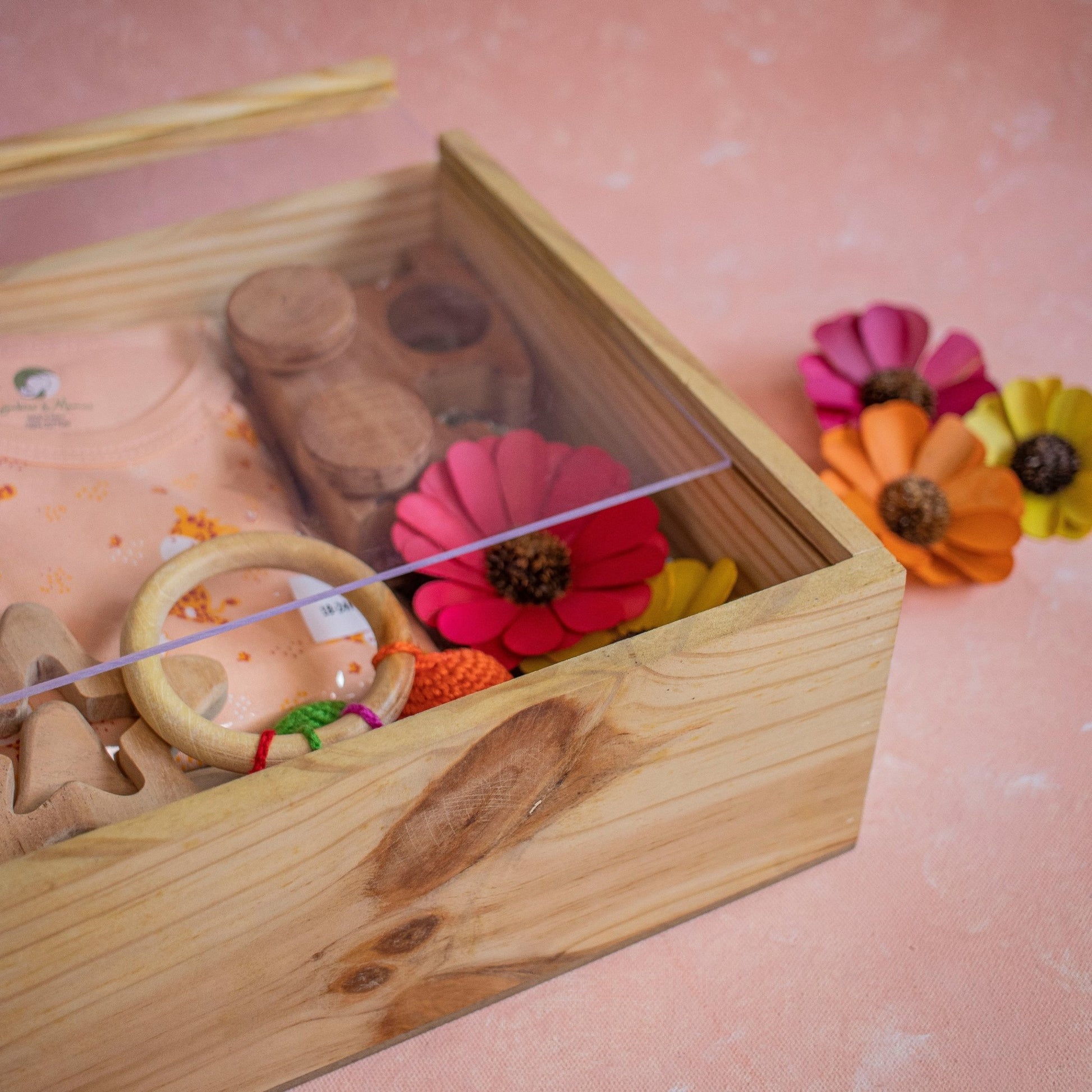 Wooden Boxes With Transparent Lids - Ebony Woodcrafts