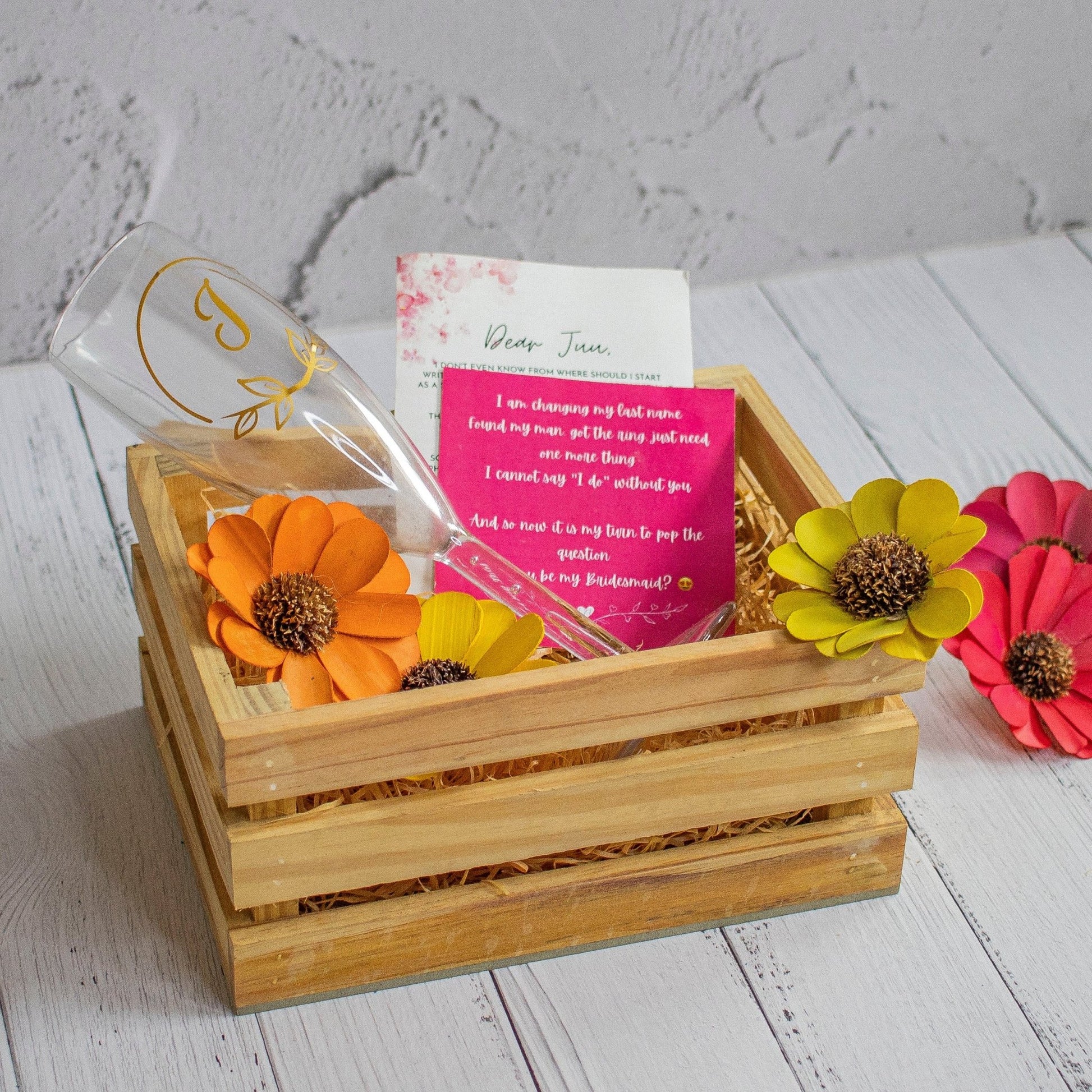 Wooden Mini Crates : Pinewood Crates for Gifting - Ebony WoodcraftsGifting Baskets