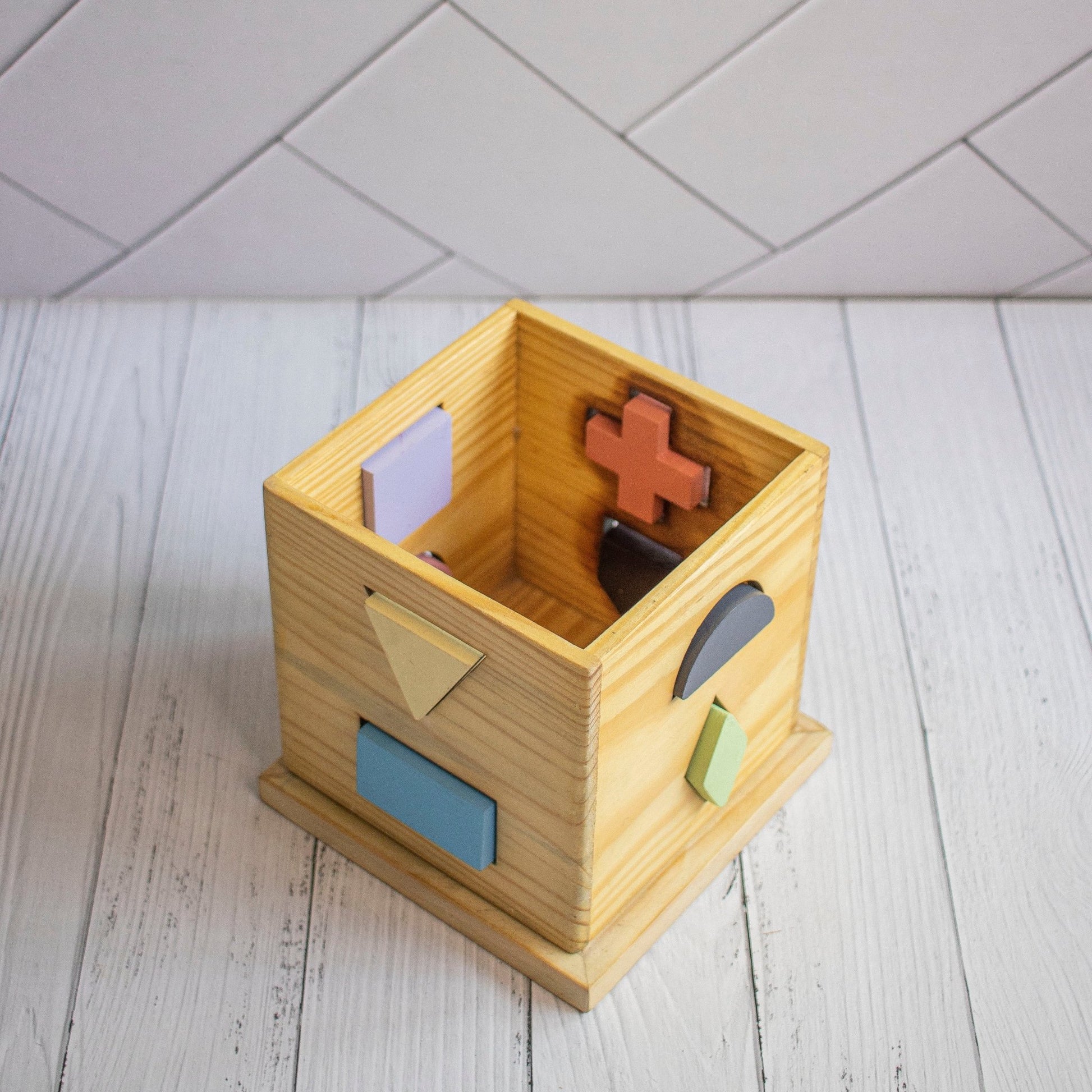 Wooden Shape Training Toy For Kids - Ebony Woodcraftswooden toys