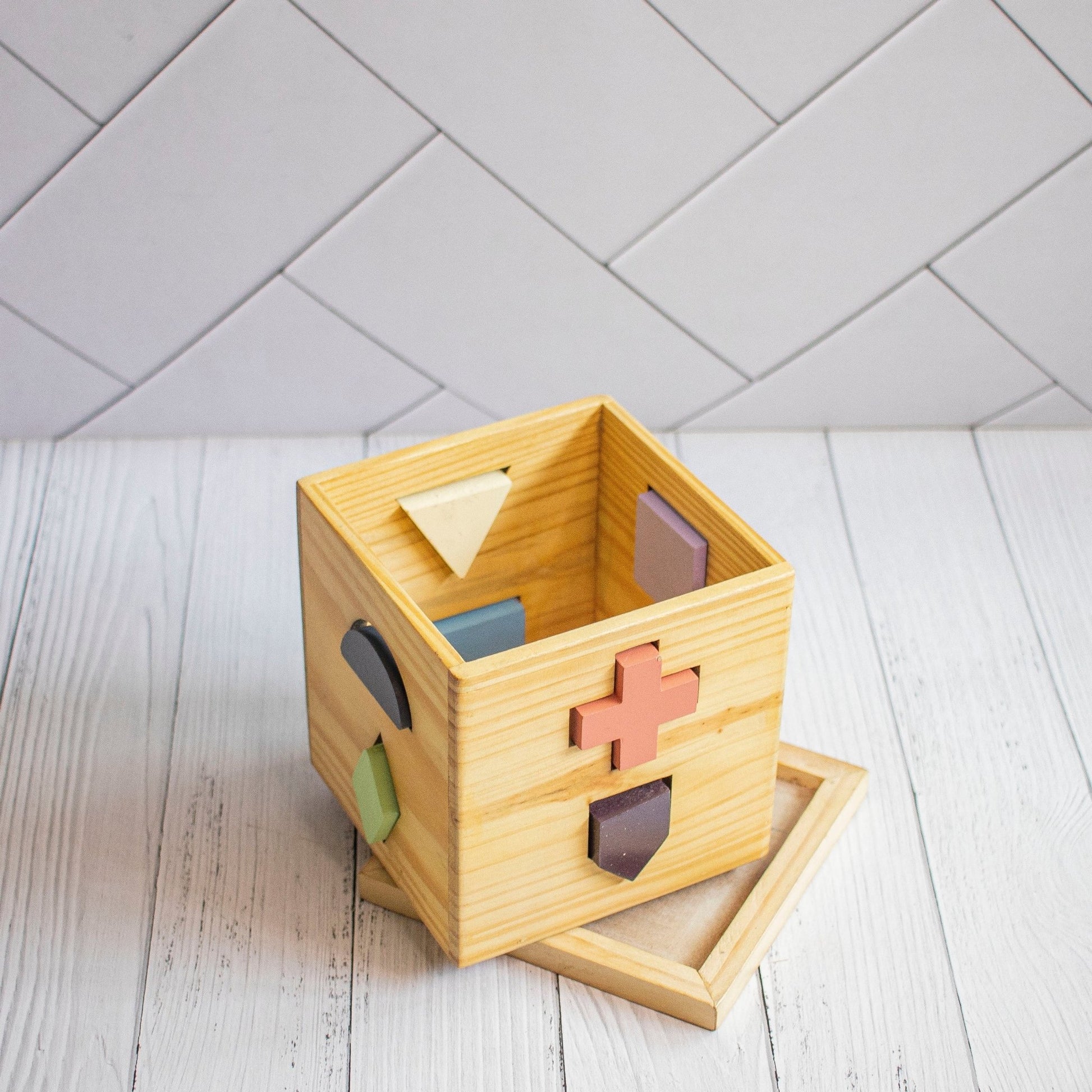 Wooden Shape Training Toy For Kids - Ebony Woodcraftswooden toys