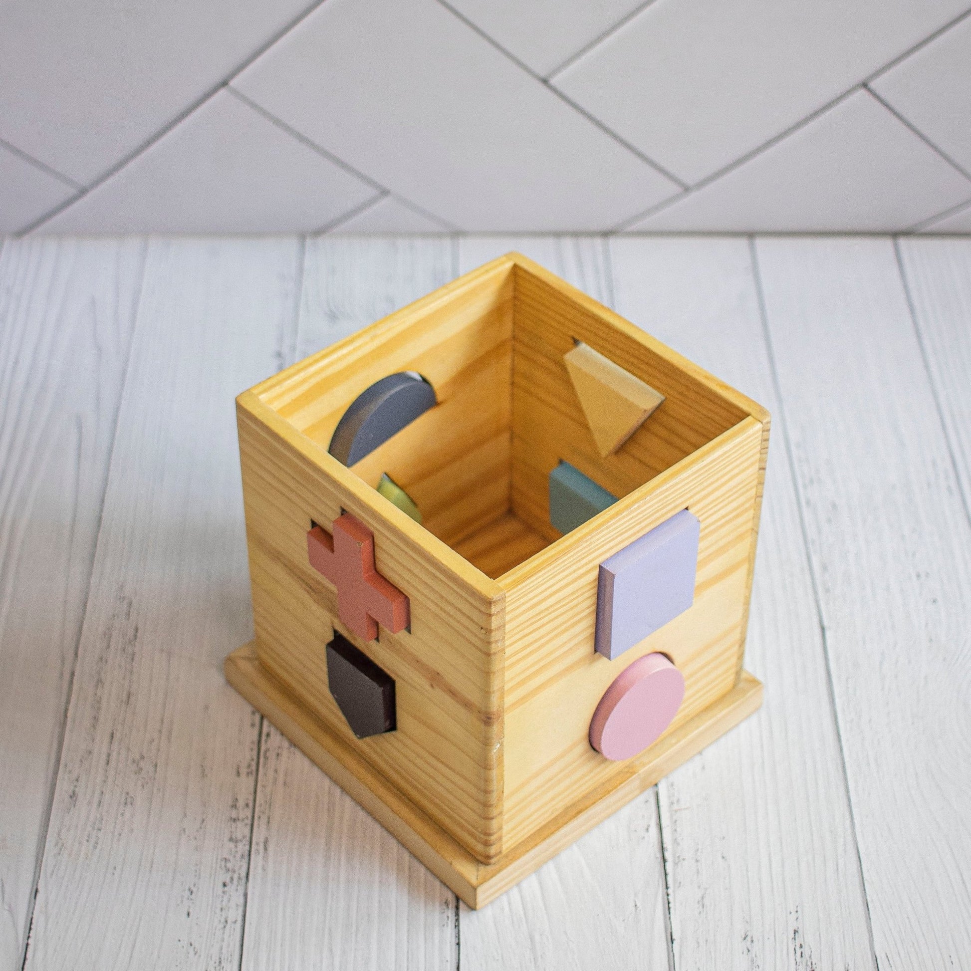 Wooden Shape Training Toy For Kids - Ebony Woodcraftswooden toys