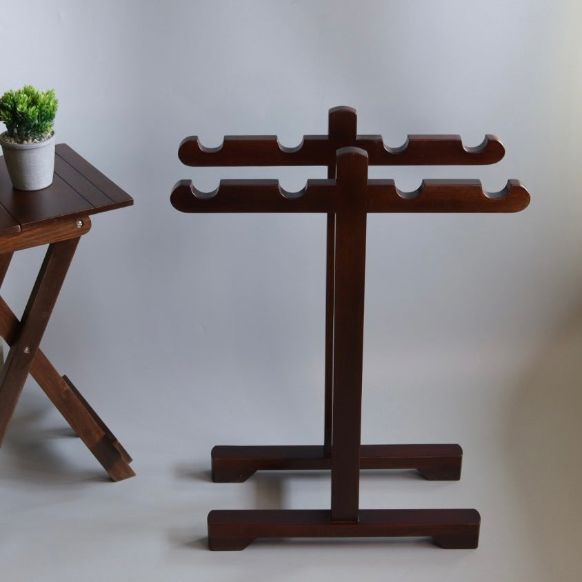 Folding Table Stands | Set of Four Tables – Ebony Woodcrafts