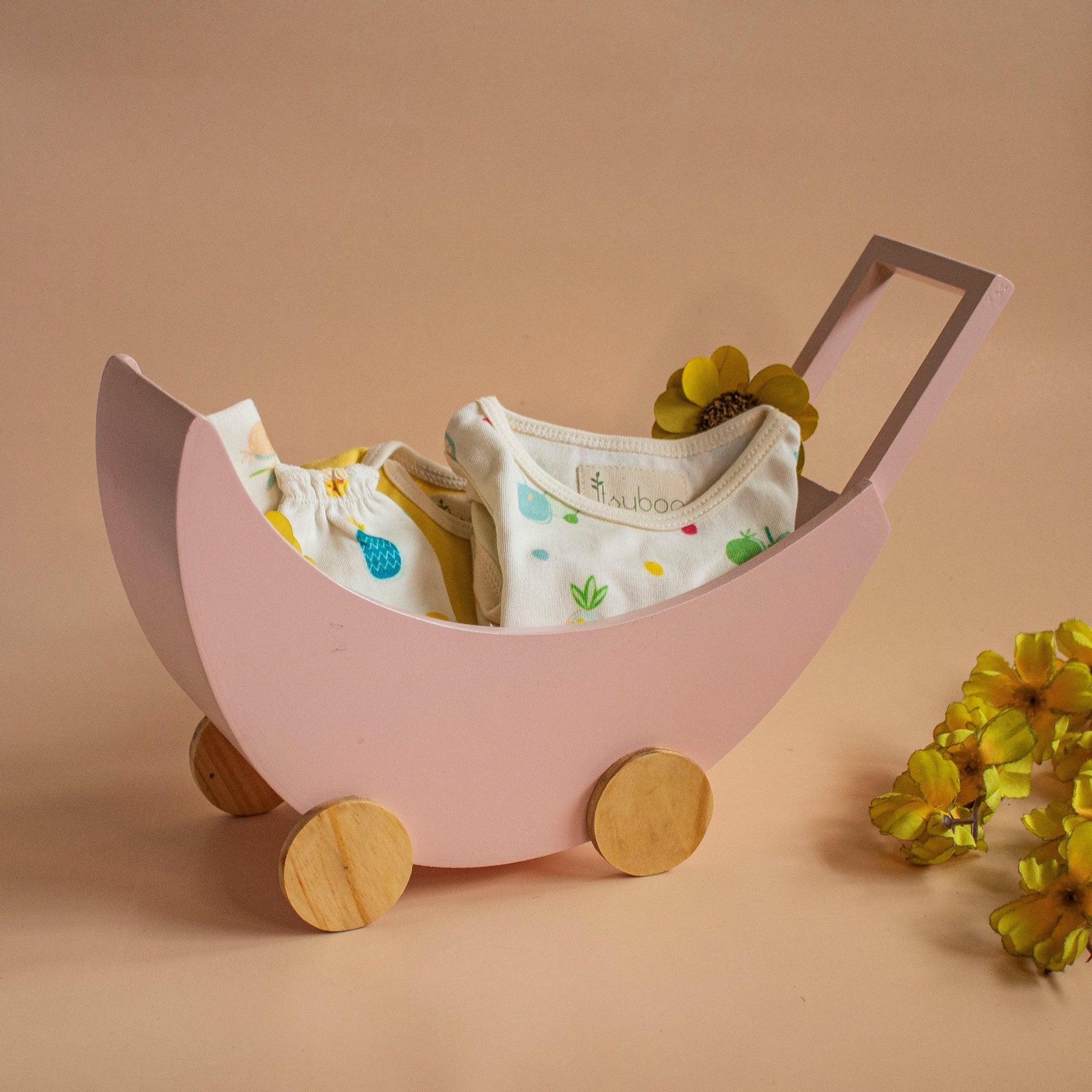 Baby Cot Basket For Baby Shower Gifitng - Ebony WoodcraftsConcept Gifting Bases