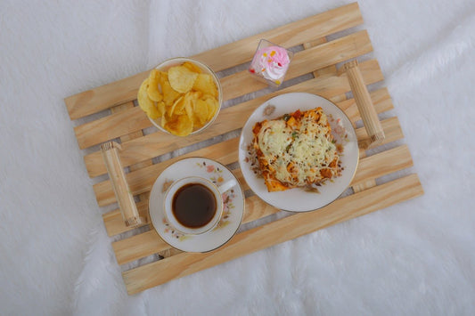 Mehboob : Spoil Me Breakfast-in-Bed Trays - Ebony WoodcraftsGifting Trays