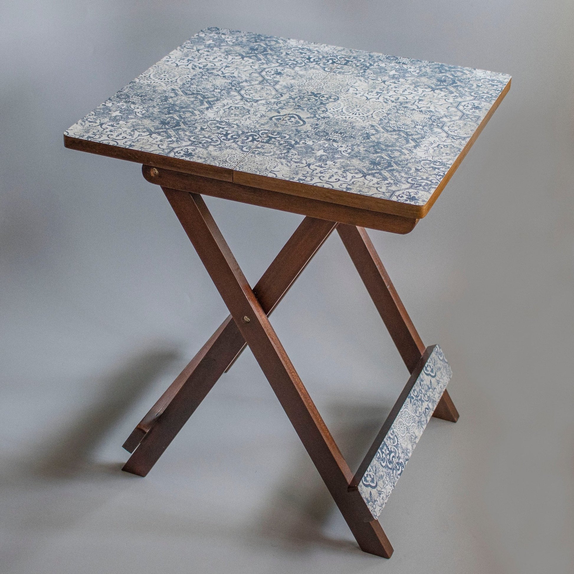 Shahi : Textured Foldable Tables - Ebony WoodcraftsFolding Tables, Side Tables, End Table