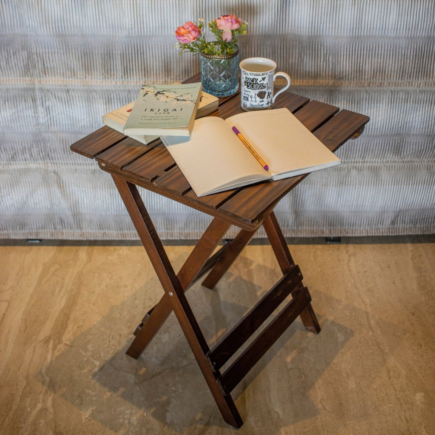 Shokale : Foldable Tables for your morning reading. - Ebony WoodcraftsFolding Tables, Side Tables, End Table