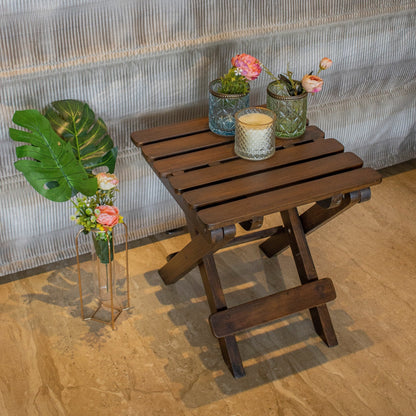 Sidekick : Foldable Armchair Side Tables - Ebony WoodcraftsFolding Tables, Side Tables, End Table