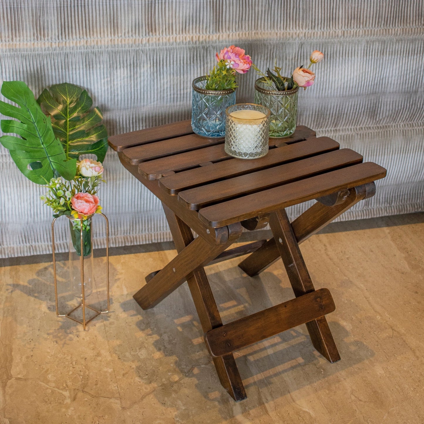 Sidekick : Foldable Armchair Side Tables - Ebony WoodcraftsFolding Tables, Side Tables, End Table