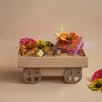 Thela : Hamper Gift Basket - Ebony WoodcraftsConcept Gifting Bases