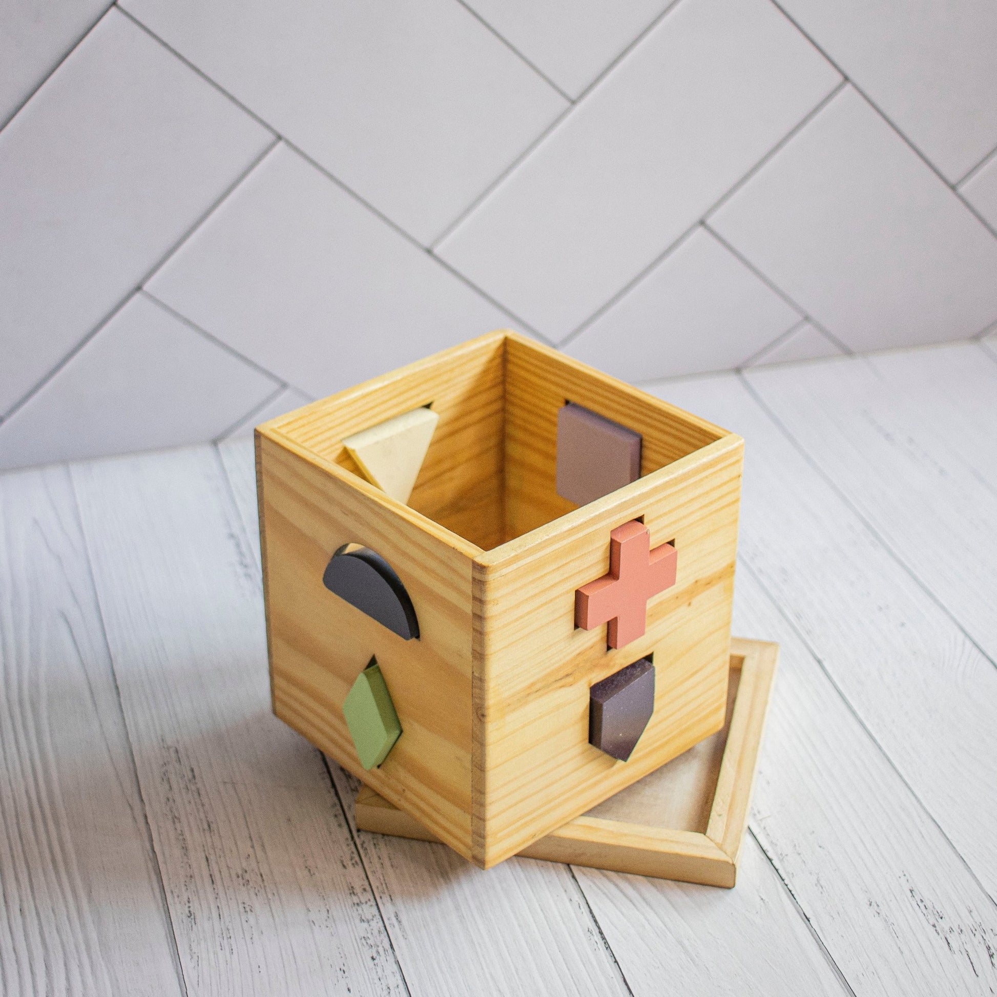 Wooden Shape Training Toy For Kids - Ebony Woodcraftswooden toys